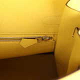 Hermes Birkin 30 Jaune de Naples Epsom Palladium Hardware