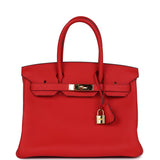 Hermes Birkin 30 Rouge de Coeur Togo Gold Hardware