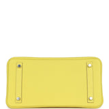 Hermes Birkin 30 Lime Clemence Palladium Hardware