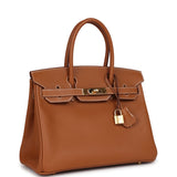 Hermes Birkin 30 Gold Epsom Gold Hardware