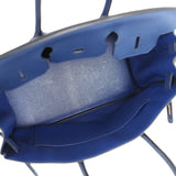 Hermes Birkin 35 Bleu Saphir Clemence Gold Hardware