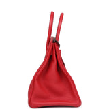 Hermes Birkin 35 Rouge Casaque Togo Gold Hardware