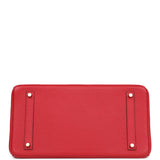 Hermes Birkin 35 Rouge Casaque Togo Gold Hardware