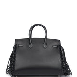 Hermes Birkin 35 Anate Black Evergrain Palladium Hardware