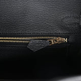 Hermes Birkin 25 Black Togo Gold Hardware