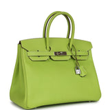 Hermes Birkin 35 Kiwi Candy Epsom Palladium Hardware