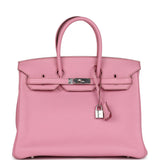 Hermes Birkin 35 Bubblegum Togo Palladium Hardware
