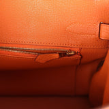 Hermes Birkin 30 Orange Togo Gold Hardware