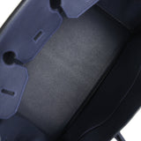 Hermes Birkin 35 Bleu Nuit Togo Palladium Hardware
