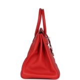 Hermes Birkin 35 Geranium Togo Palladium Hardware