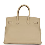 Hermes Birkin 35 Parchemin Togo Palladium Hardware