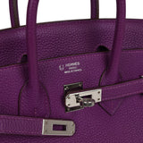 Hermes Special Order (HSS) Birkin 25 Anemone Togo Palladium Hardware
