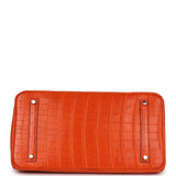 Hermes Birkin 35 Feu Matte Alligator Gold Hardware