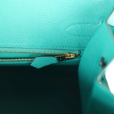 Hermes Birkin Sellier 30 Vert Verone Madame Gold Hardware