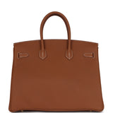 Hermes Birkin 35 Gold Togo Gold Hardware