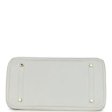 Hermes Birkin 35 White Clemence Gold Hardware