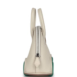 Hermes Bolide On Wheels 1923 Craie and Vert Vertigo Epsom Palladium Hardware