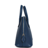 Hermes Mini 1923 Bolide Deep Bleu Chevre Chamkila Palladium Hardware