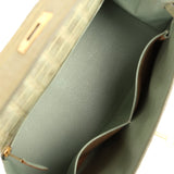Vintage Hermes Kelly 28 Vert Celadon Natura Shiny Alligator Gold Hardware