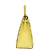 Hermes Kelly Sellier 35 Soufre Epsom Gold Hardware