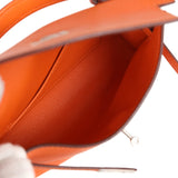 Hermes Micro Kelly 15 Orange Swift Palladium Hardware