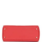Hermes Kelly Retourne 28 Rose Shocking Chevre Gold Hardware