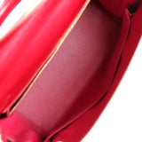 Hermes Ghillies Kelly Retourne 35 Rubis Tadelakt Permabrass Hardware