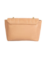Beige Casual Handbag -