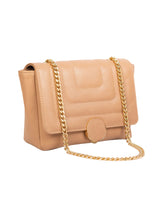 Beige Casual Handbag -
