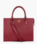 Red workplace handbag