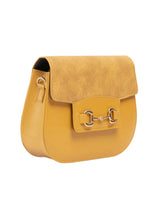 Orange Saddle Handbag -