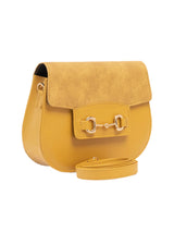 Orange Saddle Handbag -