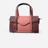 Shelby Croc Shoulder Bag