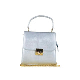 Silver Furry Handbag
