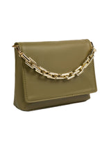 Stylish Green Classic Handbag -