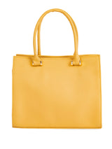 Stylish Yellow Classic Handbag -