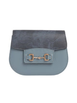 Dark Blue Saddle Handbag -