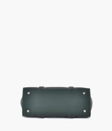 Army green carry-all satchel bag