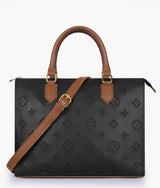 Black and Brown On-the-Go Handbag