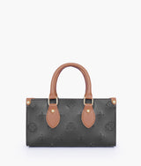 Black and brown on-the-go mini bag