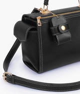 Black Top-Handle Bowling Bag