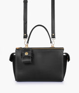 Black Top-Handle Bowling Bag