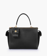 Black Top-Handle Bowling Bag