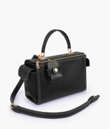 Black Top-Handle Bowling Bag