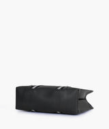 Black long strap tote bag