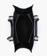 Black long strap tote bag