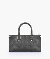 Black on-the-go mini bag