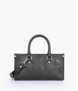 Black on-the-go mini bag
