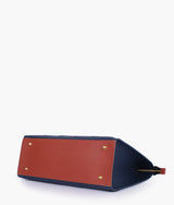 Blue & Rust On-the-Go Handbag