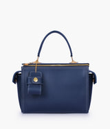 Blue Bowling Bag with Top-handle